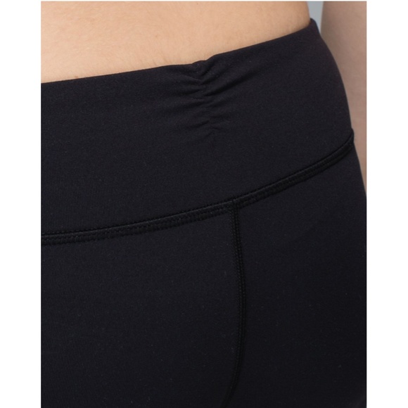 Lululemon Gather & Crow Crop Split Hem Legging Black 2 - Picture 5 of 16